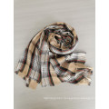 Wholesale fashionable ladies blended yarn shawl scarf